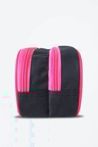 Estojo Lili Lou Azul escuro e rosa