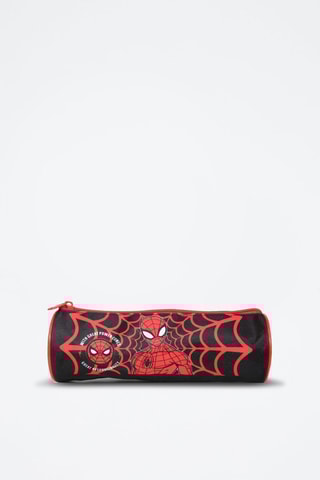 Estojo Homem-Aranha Avengers Marvel Preto e vermelho