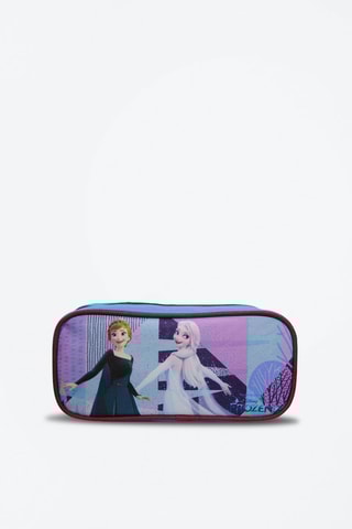 Estojo Frozen Disney - Azul-claro e violeta