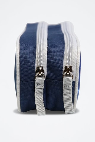 Estojo escolar Phileas Azul e branco