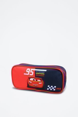 Estojo Carros Disney Azul-marinho e vermelho