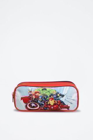Estojo Os Vingadores Marvel - Vermelho e preto