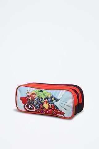 Estojo Os Vingadores Marvel - Vermelho e preto