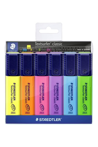 6 sublinhadores Textsurfer®