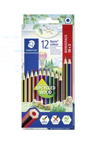 12 lápis de cor Noris®