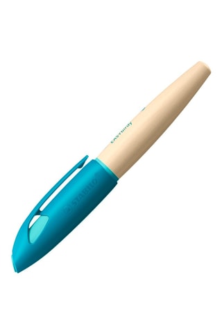 Caneta de pena em madeira Easybirdy - Tinta azul