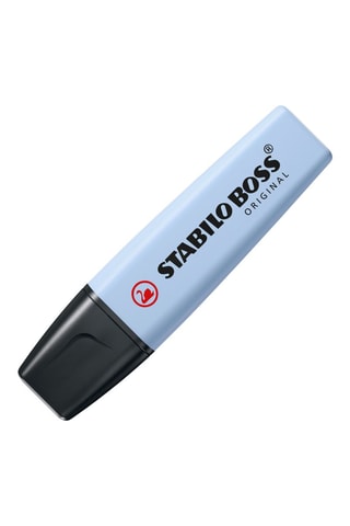 3 sublinhadores Boss Original - Tintas coral e azul-celeste