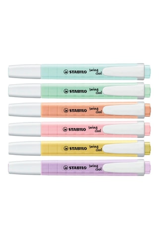 6 sublinhadores Swing cool - 6 cores