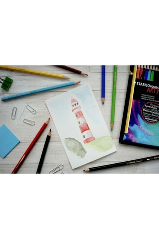 24 lápis de cor Aquacolor - Multicolor