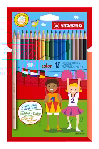 18 lápis de cor Color - Multicolor