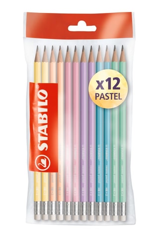 12 lápis de grafite Swano Pastel - HB
