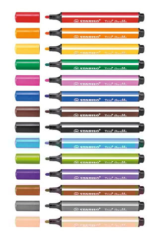14 canetas de feltro de colorir Trio Scribbi – 14 cores