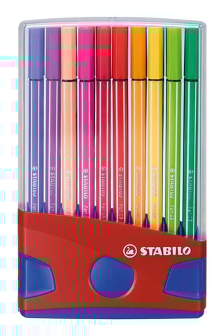 20 canetas de feltro Pen 68 - 20 cores