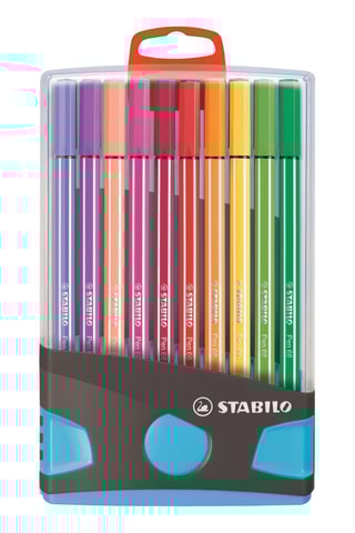 20 canetas de feltro Pen 68 - 20 cores