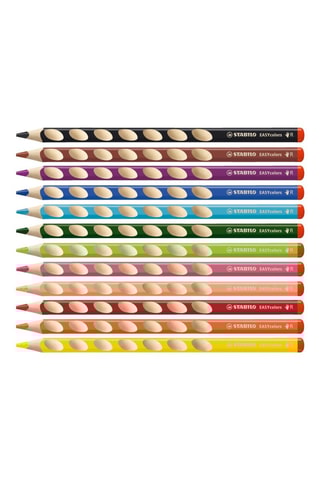 12 lápis de cor Easy colors - Multicolor