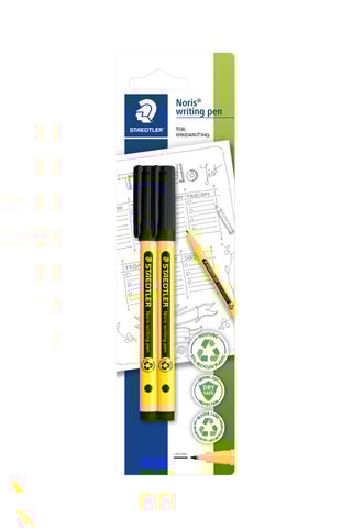 2 canetas de feltro de escrever Noris® - Preto