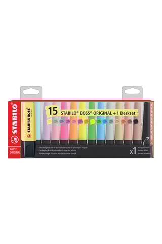 15 sublinhadores Boss Original - 15 cores