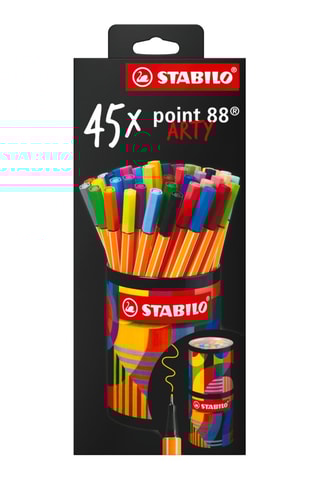 45 canetas de feltro Point 88 - 45 cores