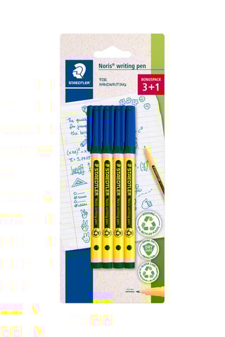 3 canetas de feltro de escrever Noris® writing pen 307 - Azul