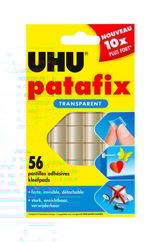 56 pastilhas adesivas Patafix
