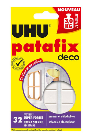 32 pastilhas adesivas Patafix Deco
