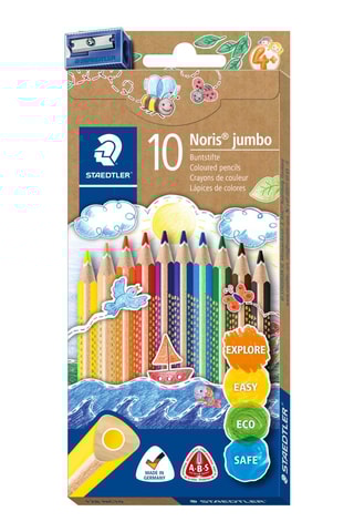 12 lápis de cor Noris® Jumbo - Multicolor