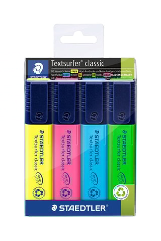 4 sublinhadores Textsurfer® - 4 cores
