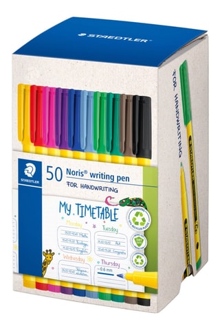 50 canetas de feltro de escrever Noris® writing pen 307 - 10 tintas