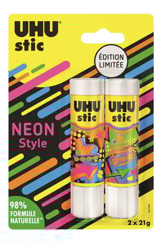 2 x 2 tubos de cola Néon - 2 x 21 g