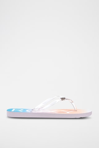 Tongs - Bleu et rose - Roxy