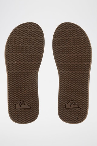 Tongs en cuir - Marron - Quiksilver