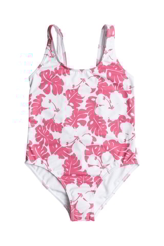 Maillot 1 pièce Totally Iconic - Blanc et fuchsia - Roxy