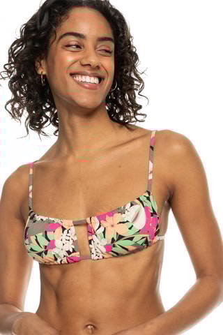 Haut de maillot push-up PT Beach Classics - Noir et rose - Roxy