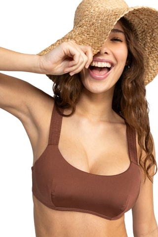 Haut de maillot push-up - Marron - Roxy