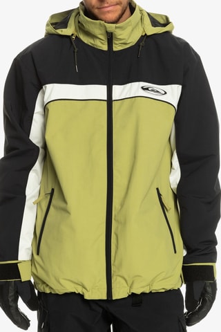 Veste de ski - Noir et vert olive - Quiksilver