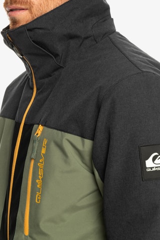 Veste de ski - Noir et vert olive - Quiksilver