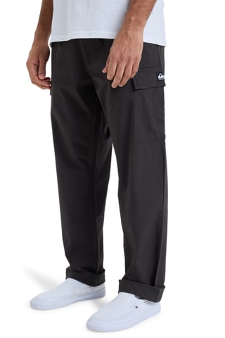 Pantalon cargo en coton biologique - Noir - Quiksilver