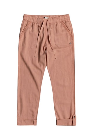 Pantalon droit 7/8 en lin Rose - Roxy