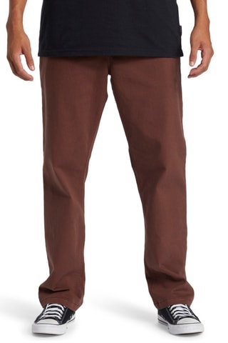 Pantalon droit - Marron - Quiksilver