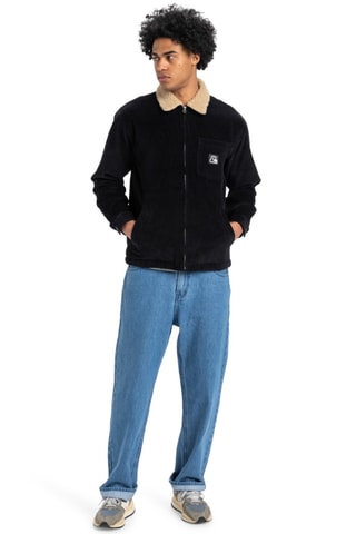 Veste en velours et coton biologique - Noir - Quiksilver