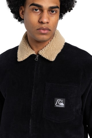 Veste en velours et coton biologique - Noir - Quiksilver