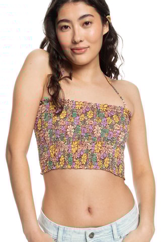 Crop top bustier - Marron - Roxy