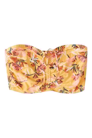 Crop top bustier - Orange et beige clair - Roxy