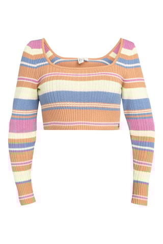 Crop top - Marron et jaune - Roxy