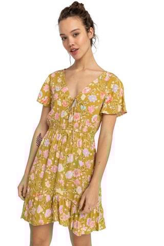 Robe patineuse - Kaki et rose - Billabong
