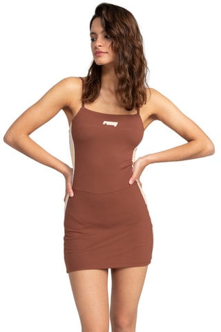 Robe fourreau - Marron - Roxy
