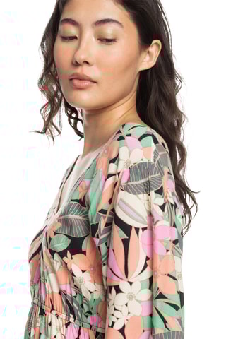 Robe longue - Noir et blanc - Roxy