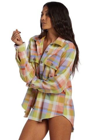 Surchemise - Violet et vert - Billabong