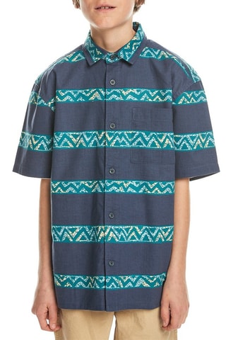 Chemise en coton biologique - Bleu - Quiksilver