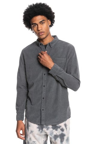 Chemise regular en velours - Noir - Quiksilver